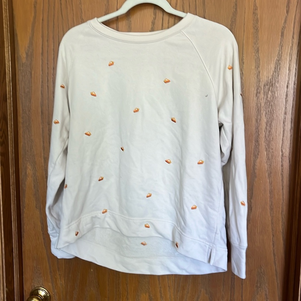 Lou and Grey for Loft Soft Pumpkin Pie Sweater Size S